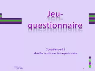 jeu questionnaire