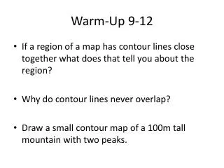 Warm-Up 9-12