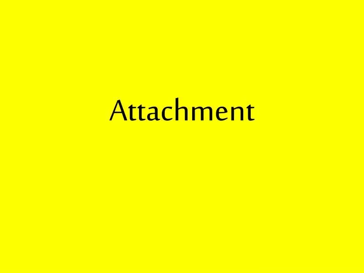 a ttachment