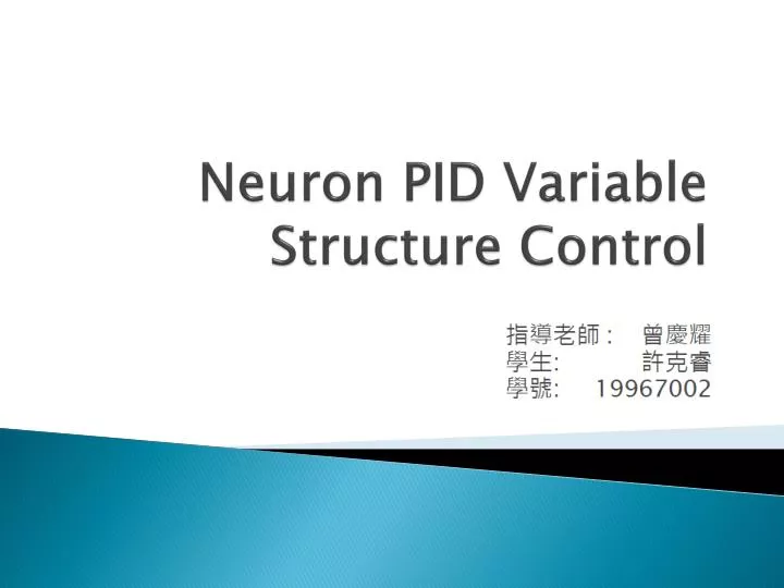 neuron pid variable structure control