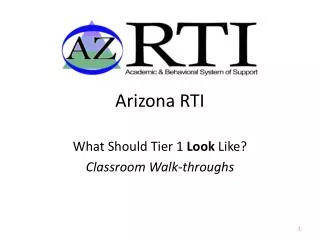 Arizona RTI