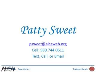 Patty Sweet