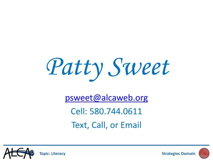 patty sweet