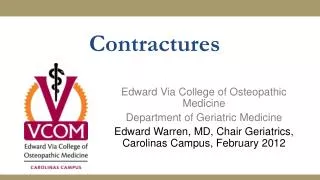 Contractures