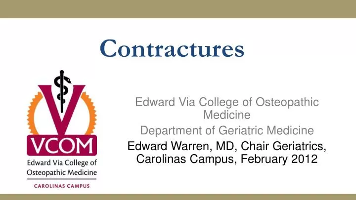 contractures
