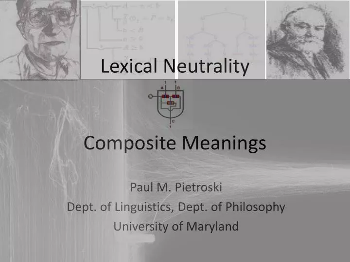 lexical neutrality composite meanings