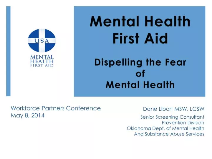 mental health first aid dispelling the fear of mental health