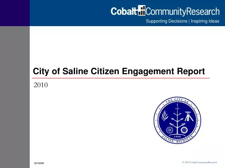 city of saline citizen engagement report