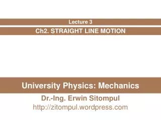 University Physics: Mechanics