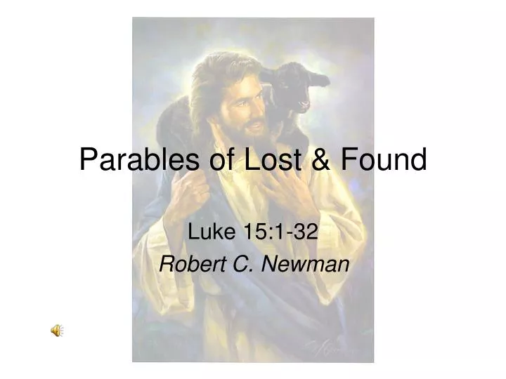 parables of lost found