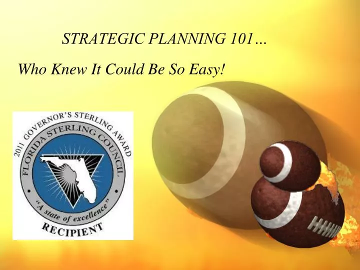 strategic planning 101