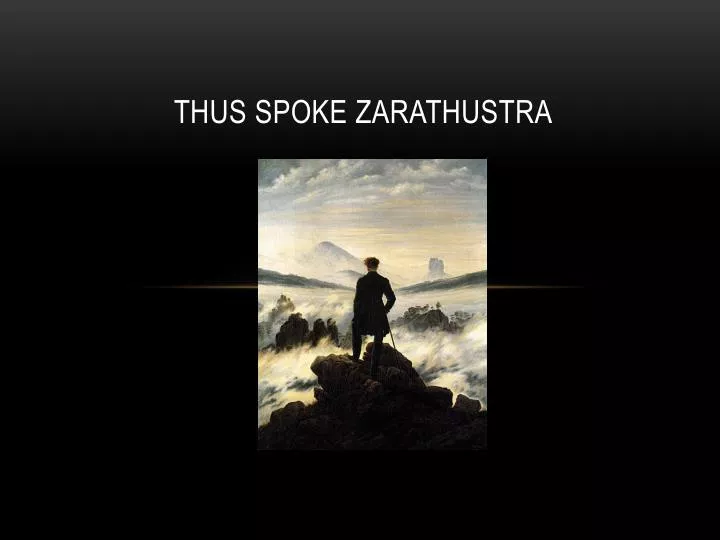 thus spoke zarathustra