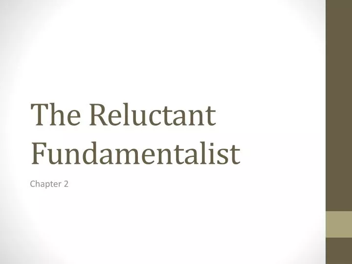 the reluctant fundamentalist