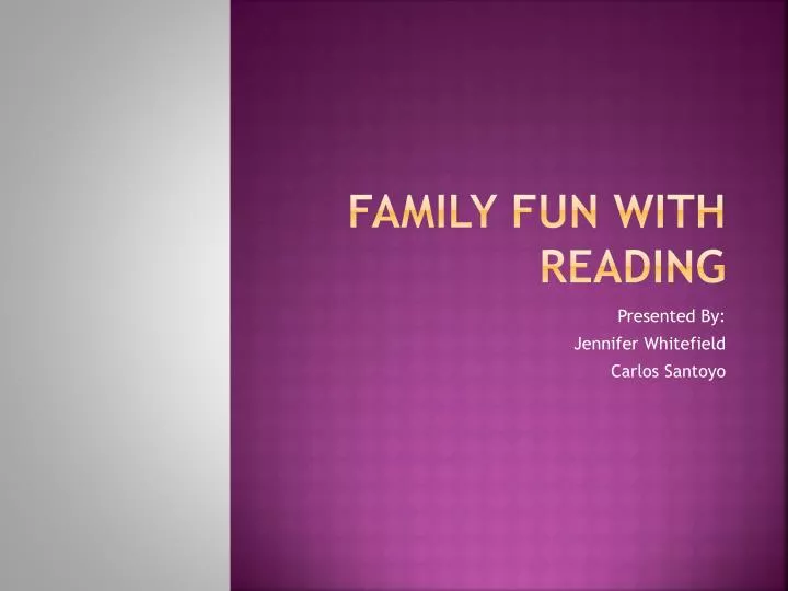 family fun with reading