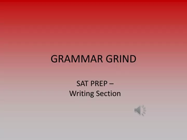 grammar grind
