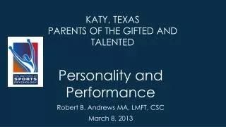 Katy, Texas Parents of The Gifted and Talented
