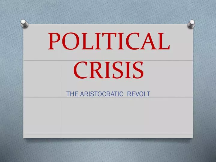 political crisis