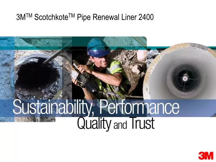 3m tm scotchkote tm pipe renewal liner 2400