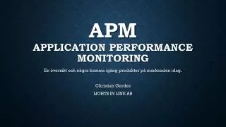 apm application performance monitoring