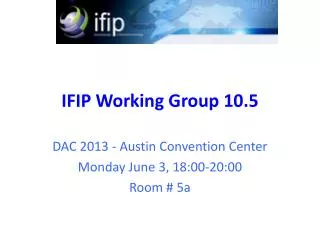 IFIP Working Group 10.5
