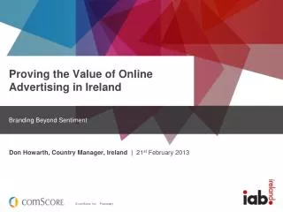 Proving the Value of Online Advertising in Ireland