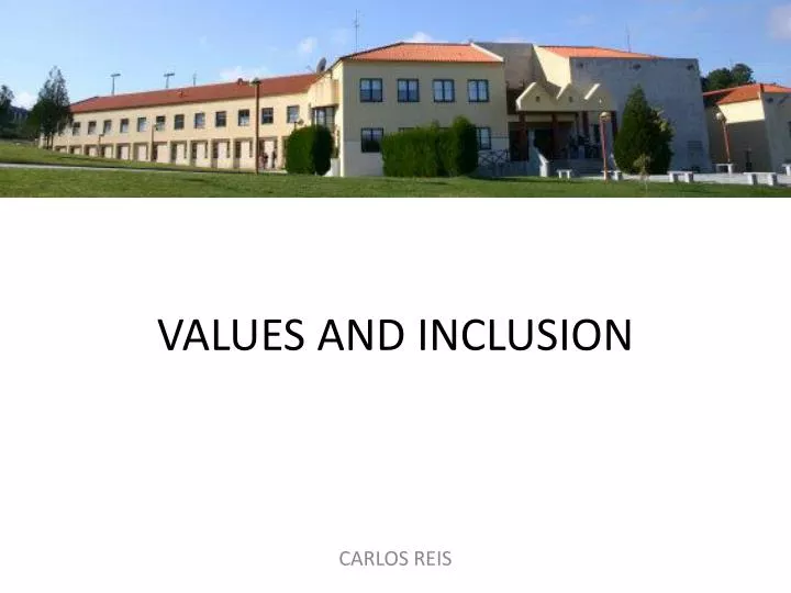 values and inclusion