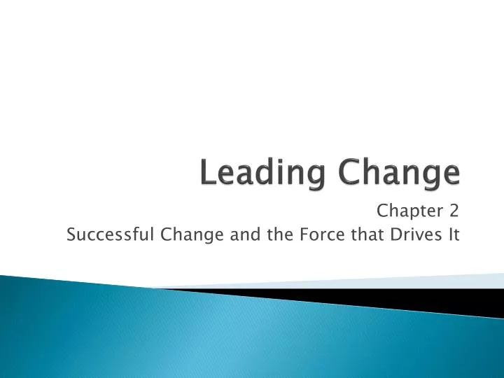 leading change