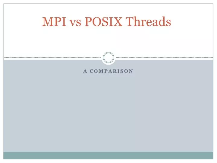 mpi vs posix threads