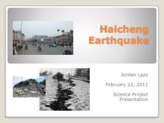 Haicheng Earthquake