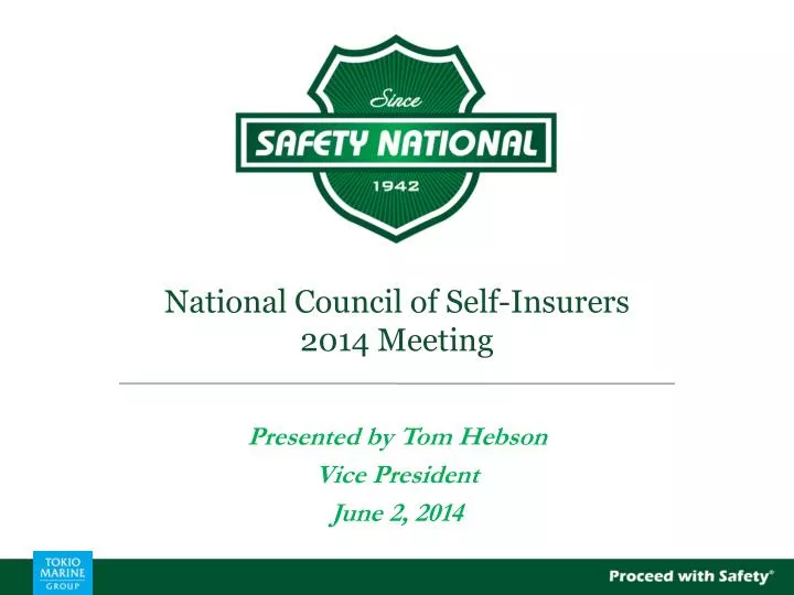 national council of self insurers 2014 meeting