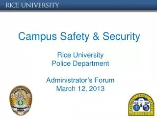 Campus Safety &amp; Security