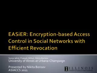 EASiER: Encryption-based Access Control in Social Networks with Efficient Revocation