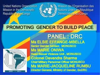 United Nations Organization Mission in the Democratic Republic of the Congo