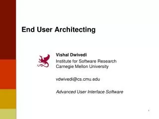 End User Architecting