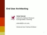 End User Architecting - slide 1