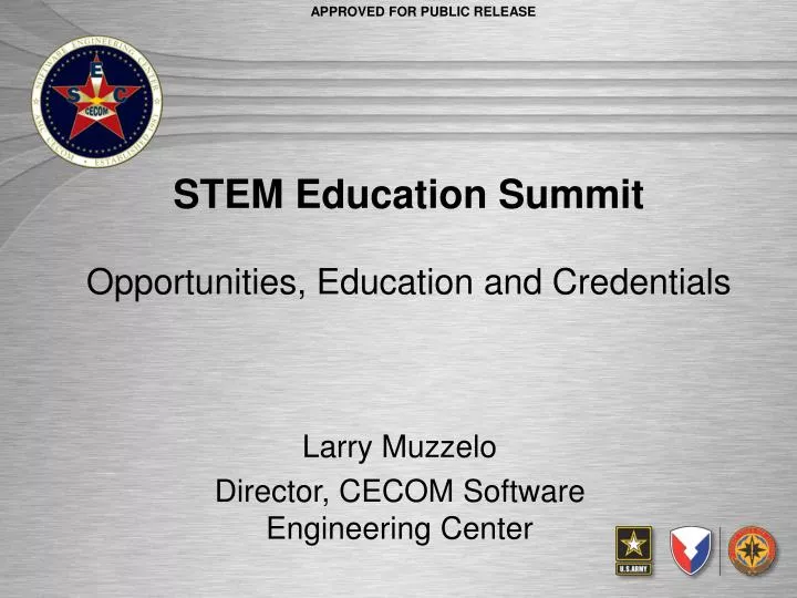stem education summit opportunities education and credentials