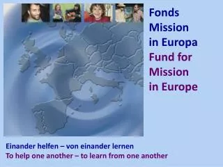 Fonds Mission in Europa Fund for Mission in Europe