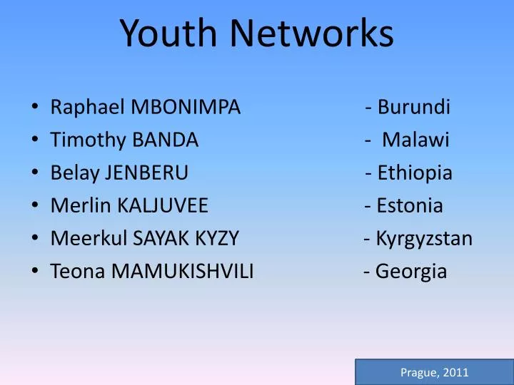 youth networks