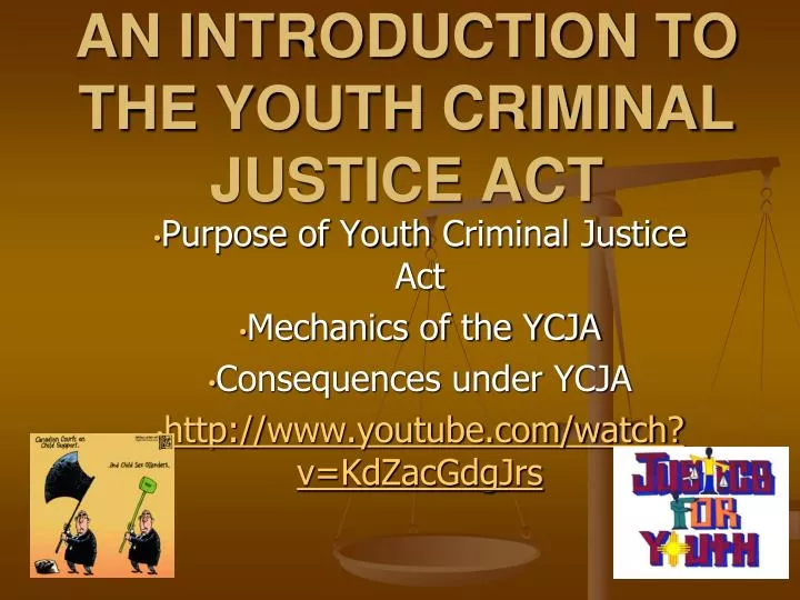 an introduction to the youth criminal justice act