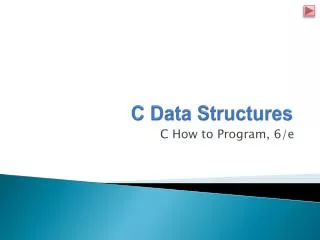 C Data Structures
