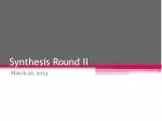 Synthesis Round II - slide 1