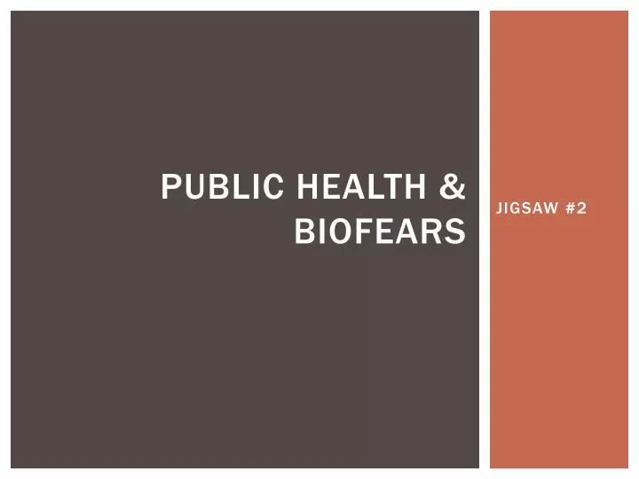 public health biofears
