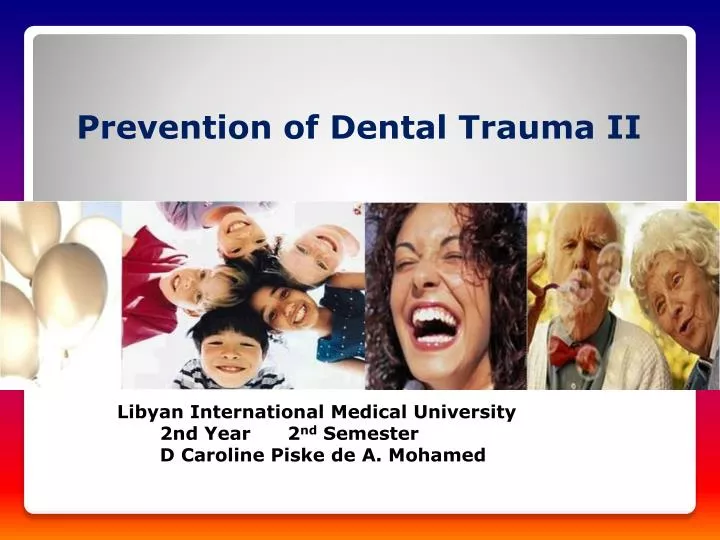 prevention of dental trauma ii