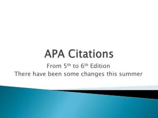 APA Citations