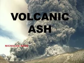 Volcanic Ash