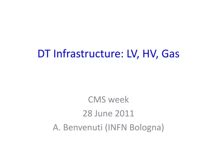 dt infrastructure lv hv gas