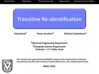 Transitive Re-identification