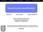 Transitive Re-identification - slide 1