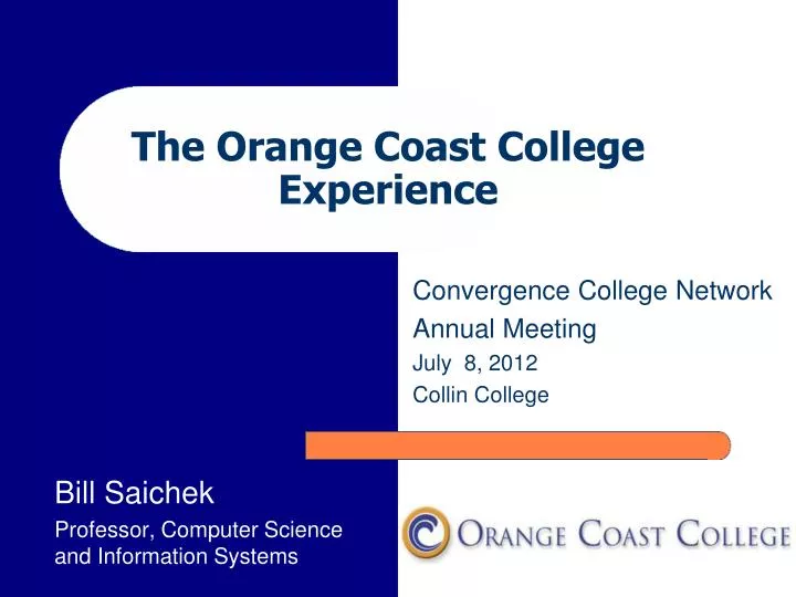the orange coast college experience
