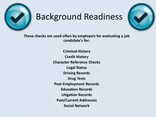 Background Readiness